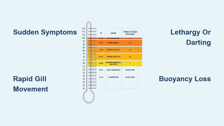 Goldfish Temperature Shock Symptoms & Solutions