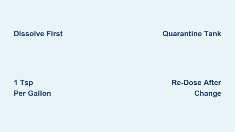 How to Use API Aquarium Salt: Quick Guide