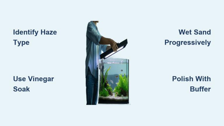 How to Remove Haze from Acrylic Aquarium