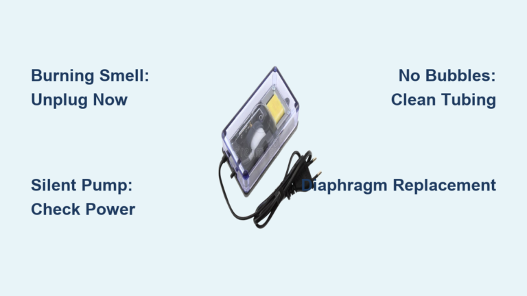 How to Fix Air Pump Aquarium Issues