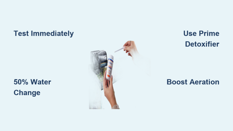 How to Fix Ammonia Spike in Aquarium