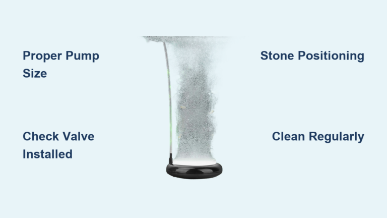 How to Use Aquarium Bubble Stone
