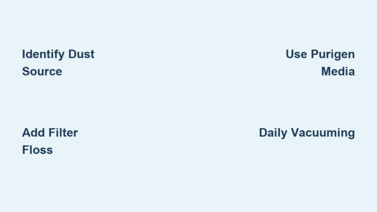 How to Remove Small Particles in Aquarium Water