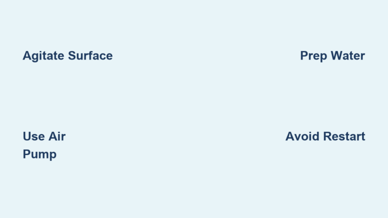 How to Handle Aquarium Filter Power Outage