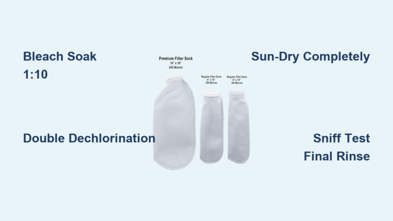 How to Clean Aquarium Filter Socks: Quick Steps