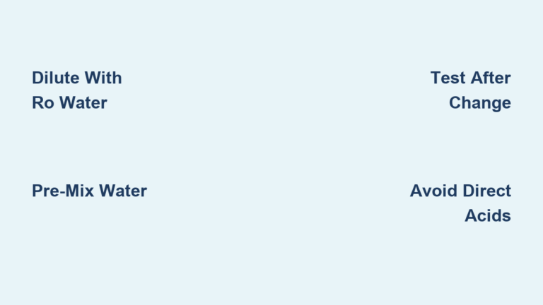 How to Lower GH and KH in Aquarium Water