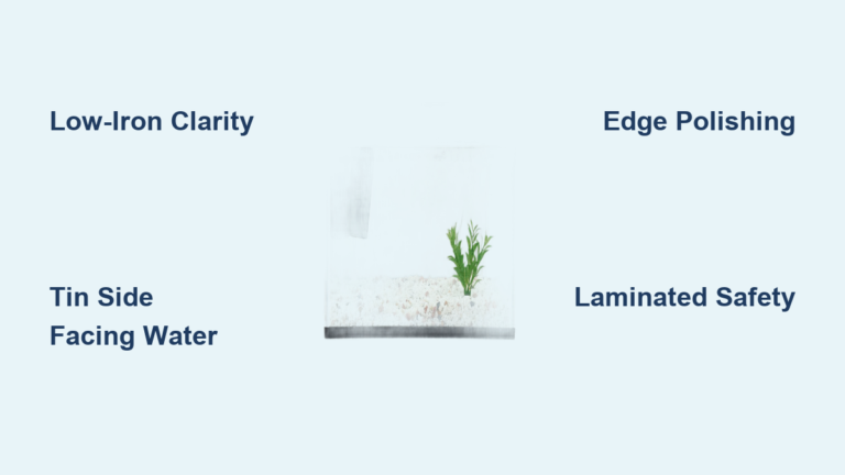 Types of Aquarium Glass Explained