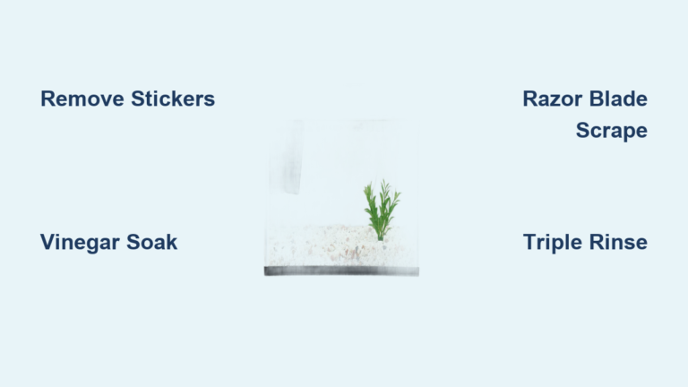 How to Clean New Aquarium Glass