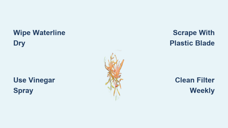 How to Clean Scum Off Aquarium Glass