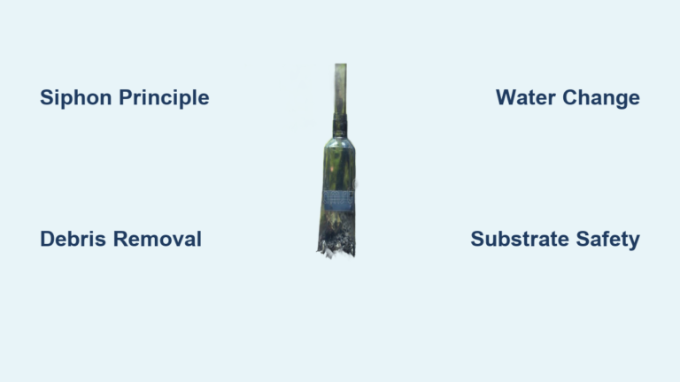 How an Aquarium Gravel Vacuum Works