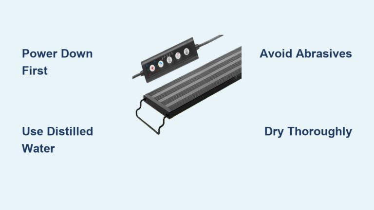 How to Clean Aquarium Light: Easy Steps