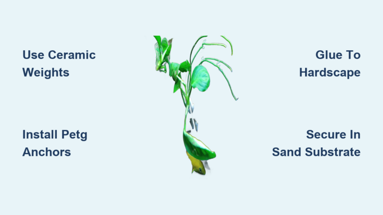 How to Anchor Plants in Aquariums