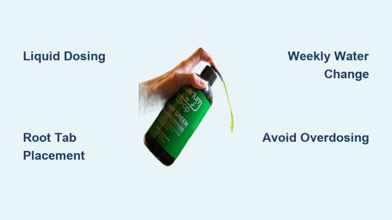 How to Fertilize Aquarium Plants: Easy Guide