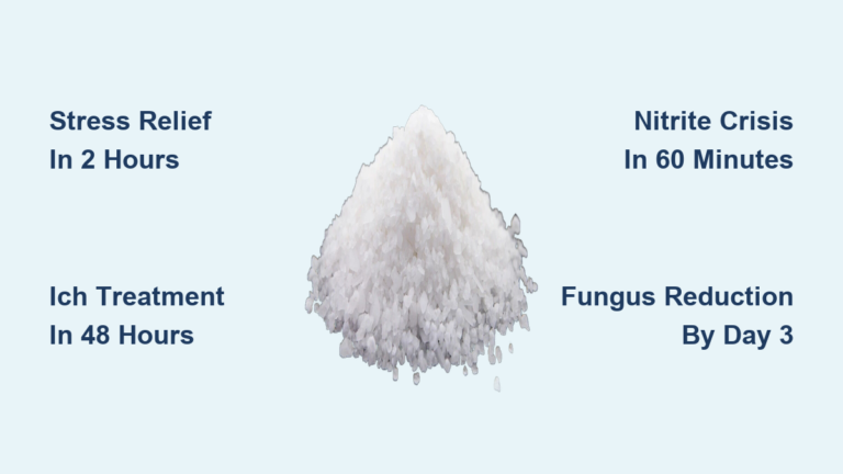 How Long Does Aquarium Salt Take to Work: Quick Guide