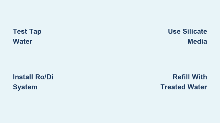 How to Remove Silicates from Aquarium Water