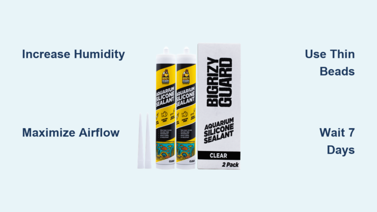 How to Make Aquarium Silicone Dry Faster: Quick Tips