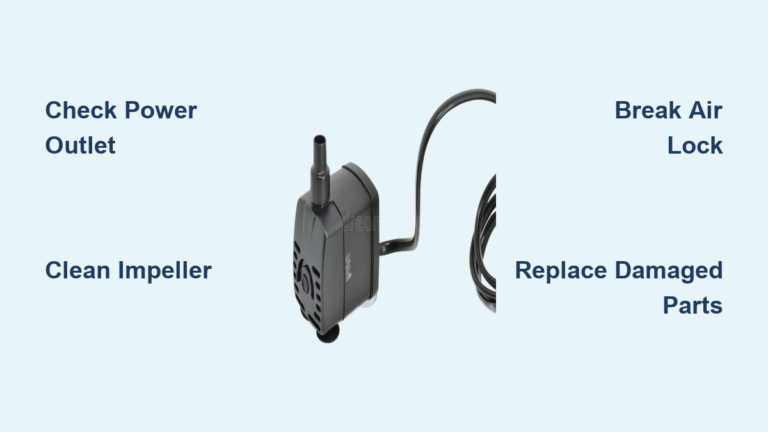 How to Fix Aquarium Water Pump Issues