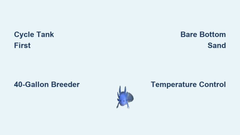 Axolotl Aquarium Setup Guide