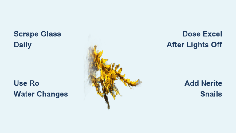 How to Remove Brown Algae from Aquarium