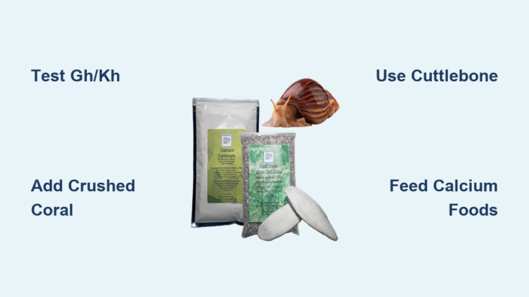 How to Add Calcium to Aquarium for Snails