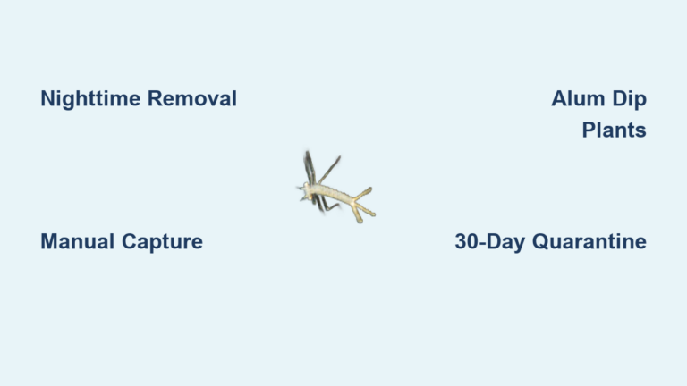 How to Remove Damselfly Larvae from Aquarium