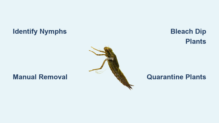 How to Remove Dragonfly Larvae from Aquarium