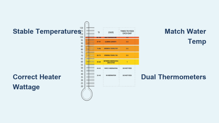 Freshwater Aquarium Fish Temperature Guide
