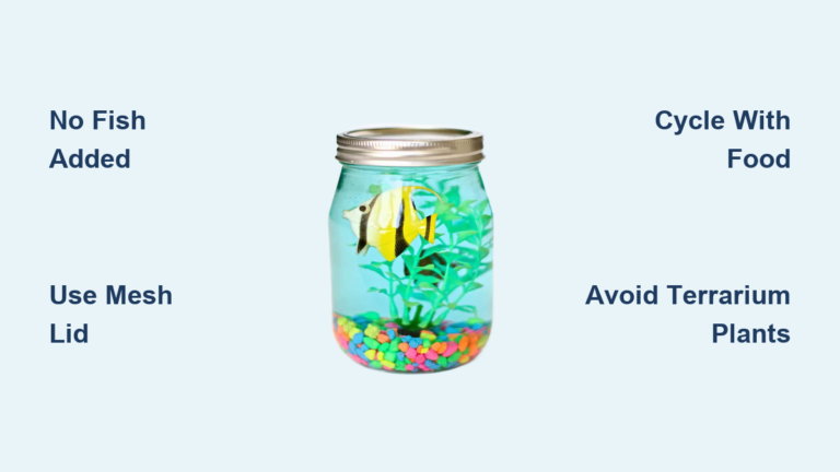 How to Make a Jar Aquarium: Easy DIY Guide