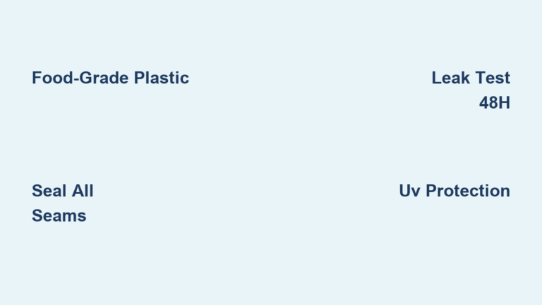 How to Build a Plastic Aquarium