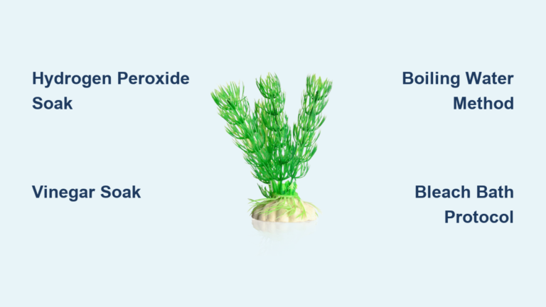 How to Clean Algae Off Plastic Aquarium Plants
